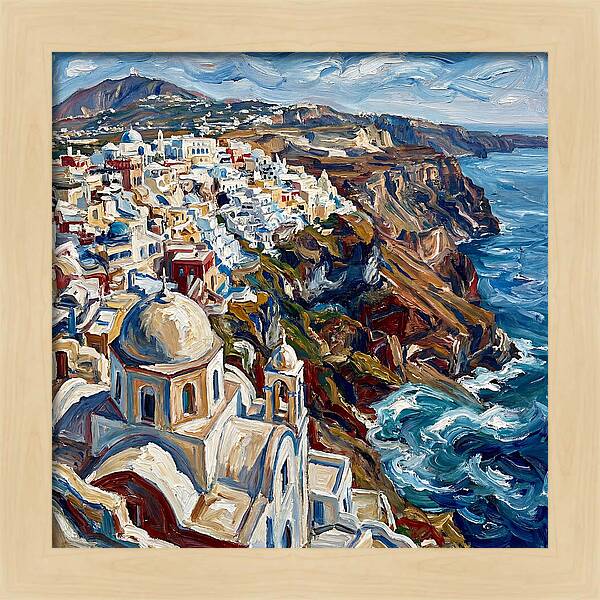 Santorini Coastal Serenity