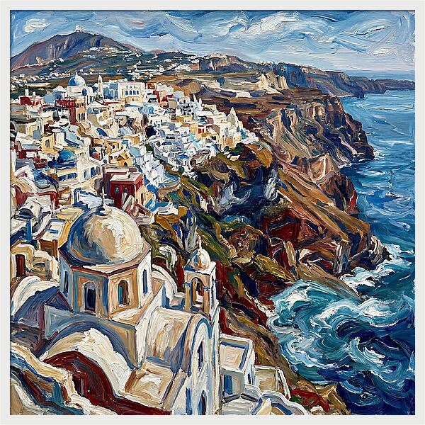 Santorini Coastal Serenity