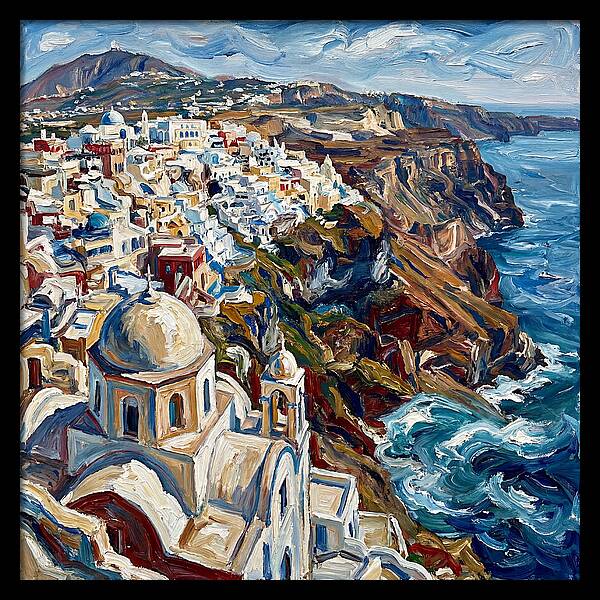 Santorini Coastal Serenity