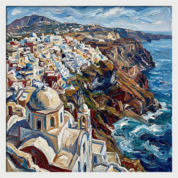 Santorini Coastal Serenity
