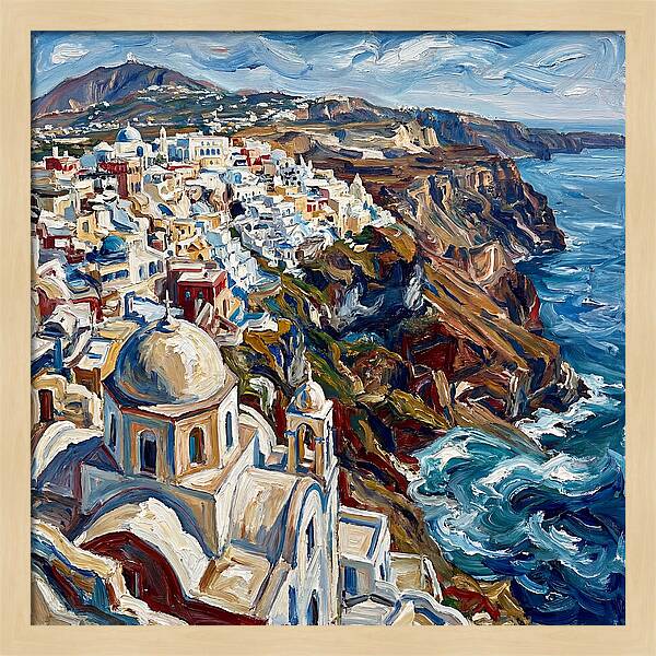 Santorini Coastal Serenity
