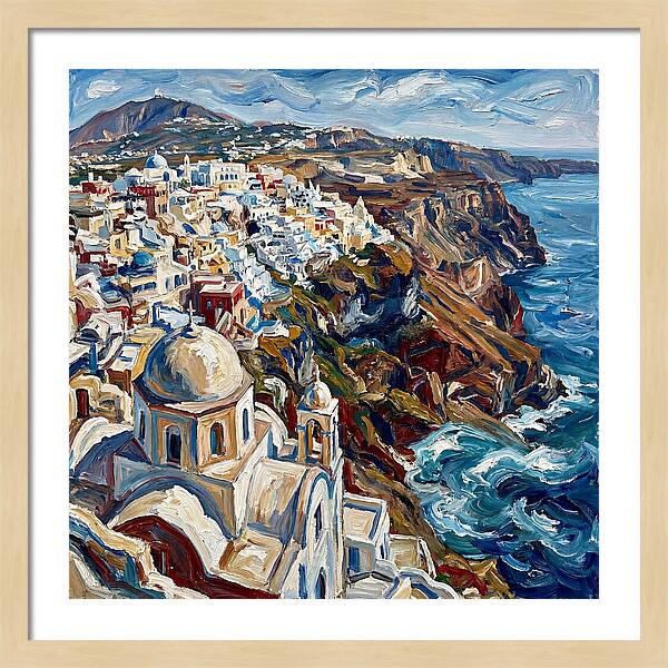 Santorini Coastal Serenity