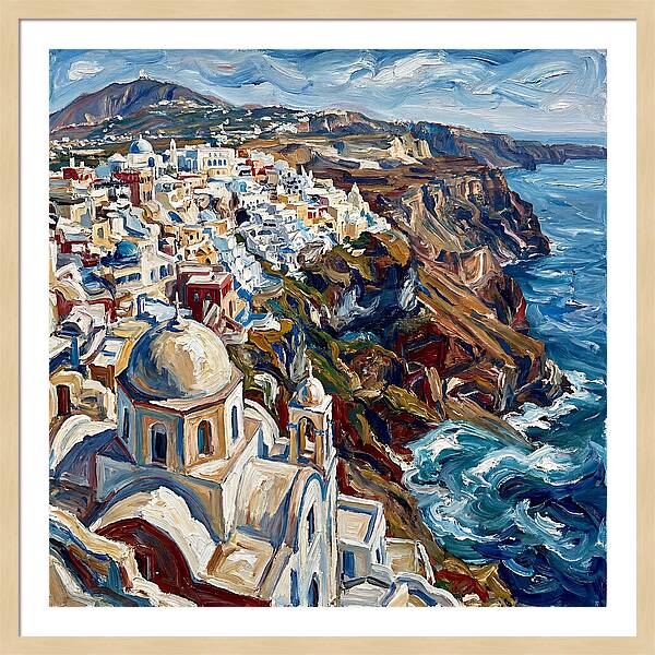 Santorini Coastal Serenity