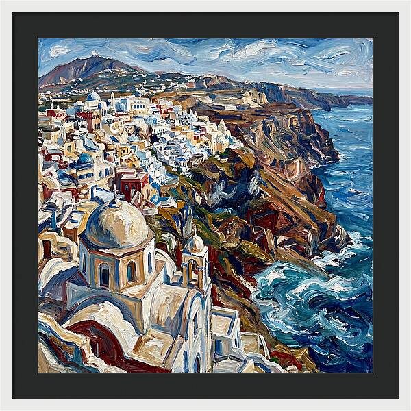 Santorini Coastal Serenity