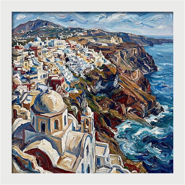 Santorini Coastal Serenity