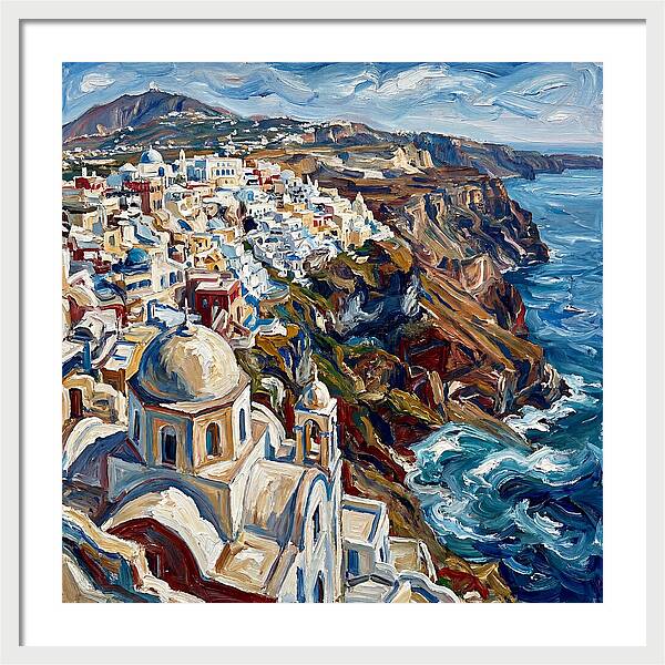 Santorini Coastal Serenity