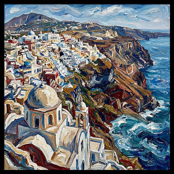 Santorini Coastal Serenity
