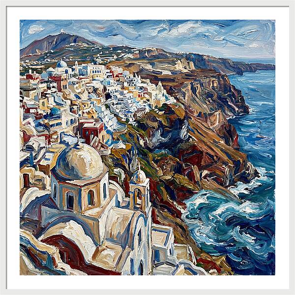 Santorini Coastal Serenity