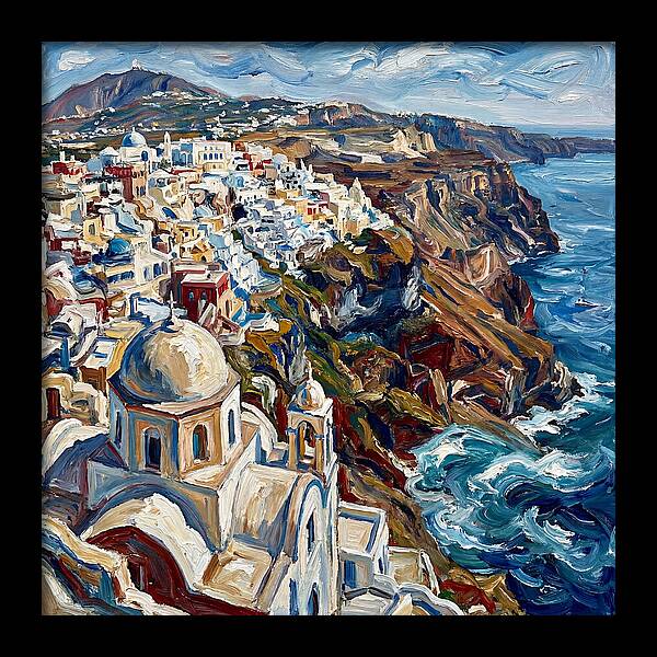 Santorini Coastal Serenity