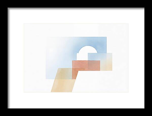 Santorini Minimalist Composition