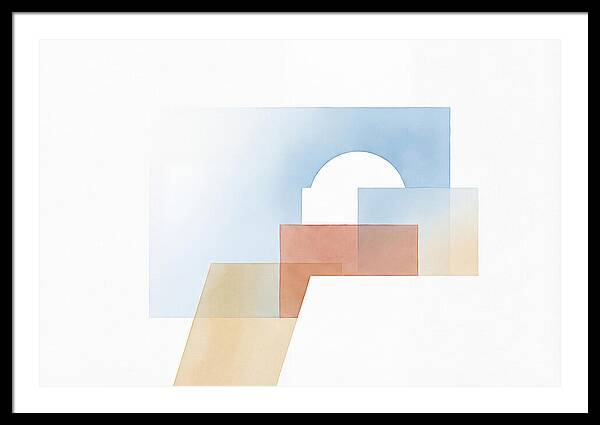 Santorini Minimalist Composition