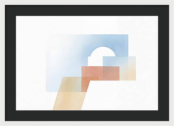 Santorini Minimalist Composition