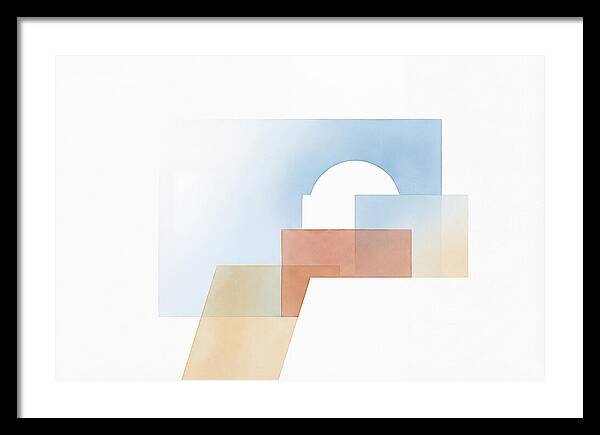 Santorini Minimalist Composition