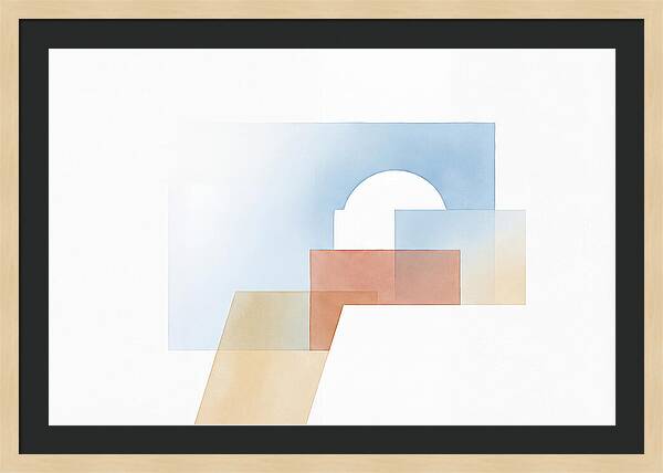 Santorini Minimalist Composition