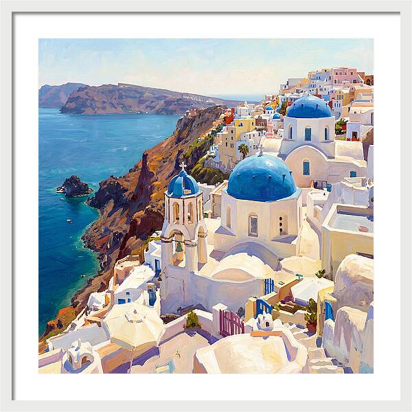 Santorini Seaside Tranquility