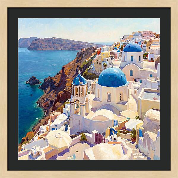 Santorini Seaside Tranquility