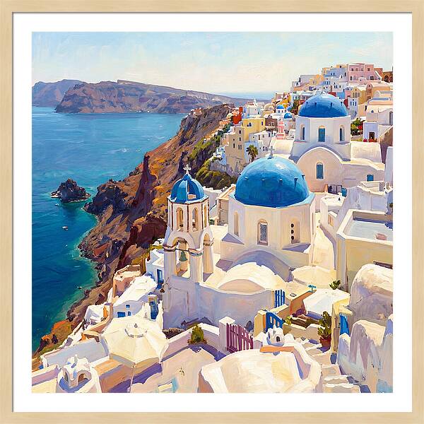 Santorini Seaside Tranquility