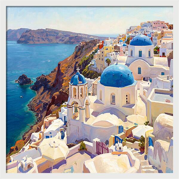 Santorini Seaside Tranquility