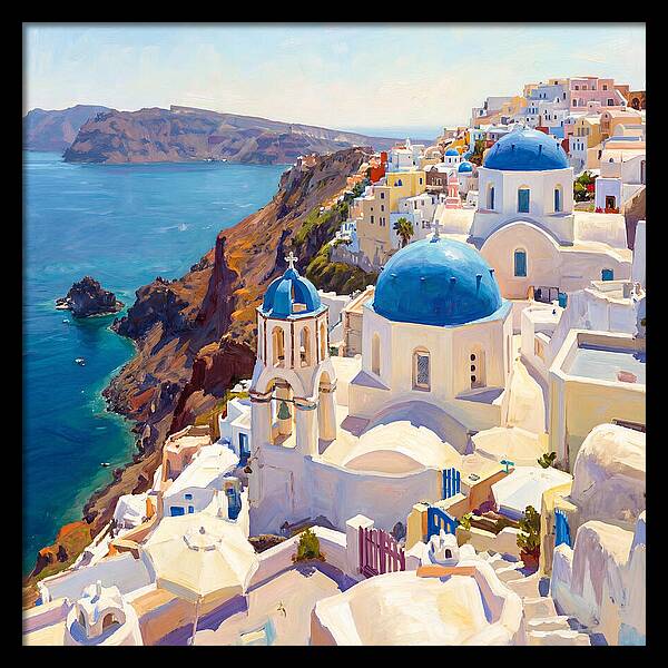 Santorini Seaside Tranquility