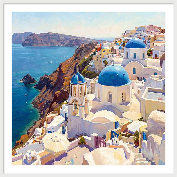 Santorini Seaside Tranquility