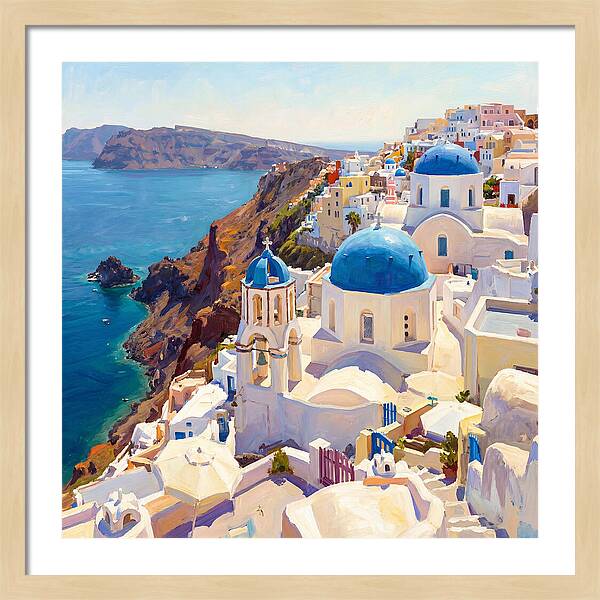Santorini Seaside Tranquility