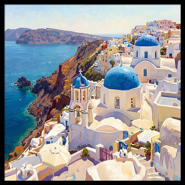 Santorini Seaside Tranquility