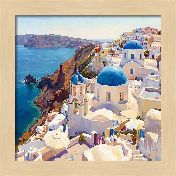 Santorini Seaside Tranquility
