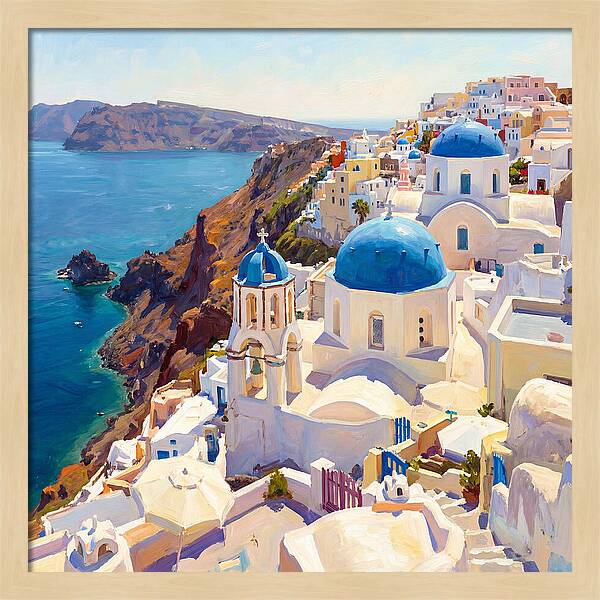 Santorini Seaside Tranquility