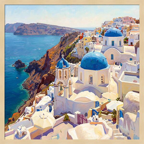 Santorini Seaside Tranquility