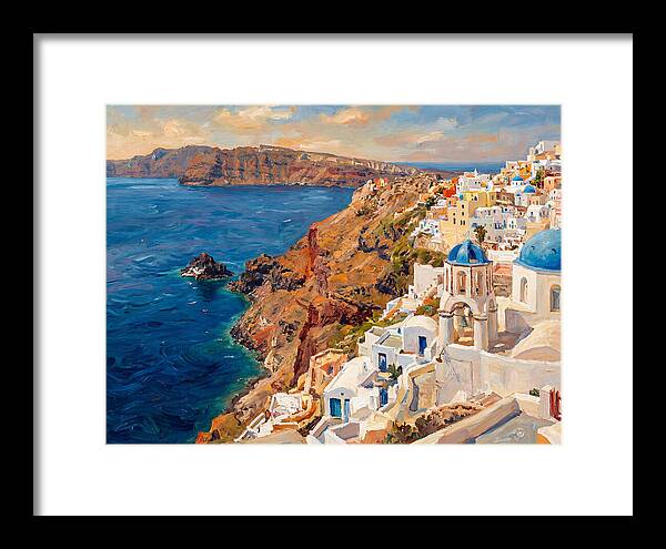 Santorinis Breathtaking Coastal View