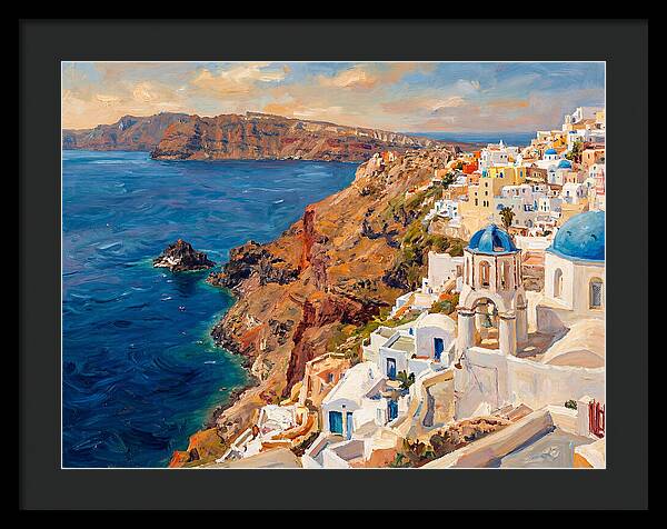 Santorinis Breathtaking Coastal View