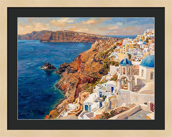 Santorinis Breathtaking Coastal View