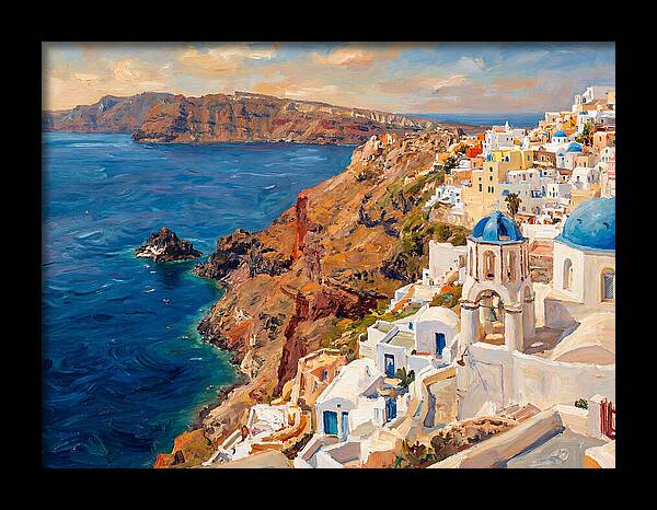 Santorinis Breathtaking Coastal View