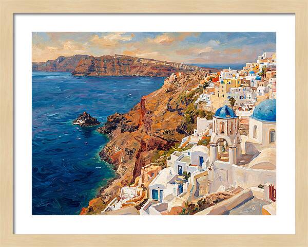 Santorinis Breathtaking Coastal View