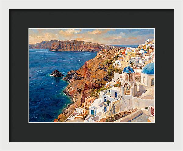 Santorinis Breathtaking Coastal View