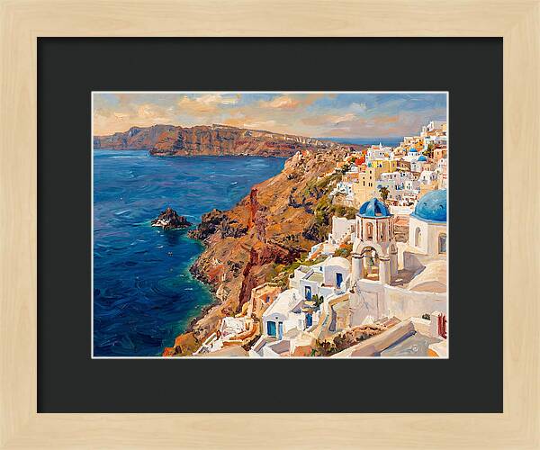 Santorinis Breathtaking Coastal View