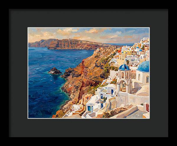 Santorinis Breathtaking Coastal View