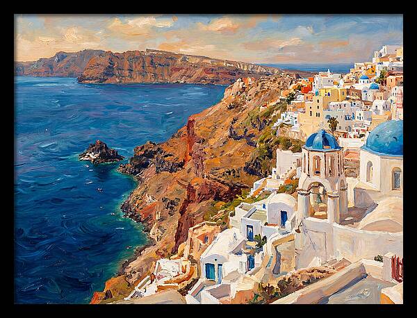 Santorinis Breathtaking Coastal View