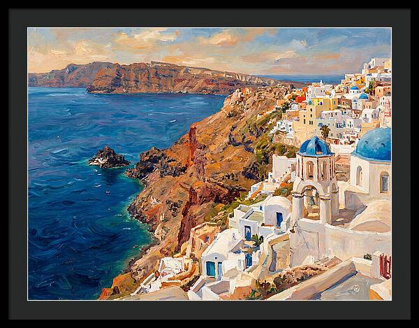 Santorinis Breathtaking Coastal View