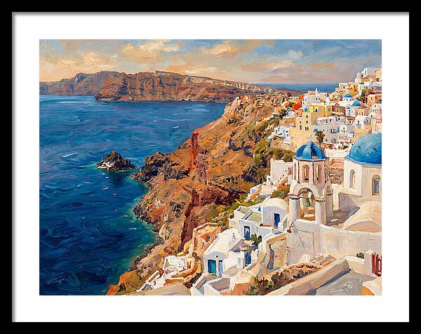 Santorinis Breathtaking Coastal View