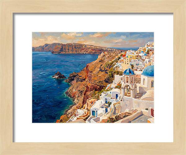 Santorinis Breathtaking Coastal View