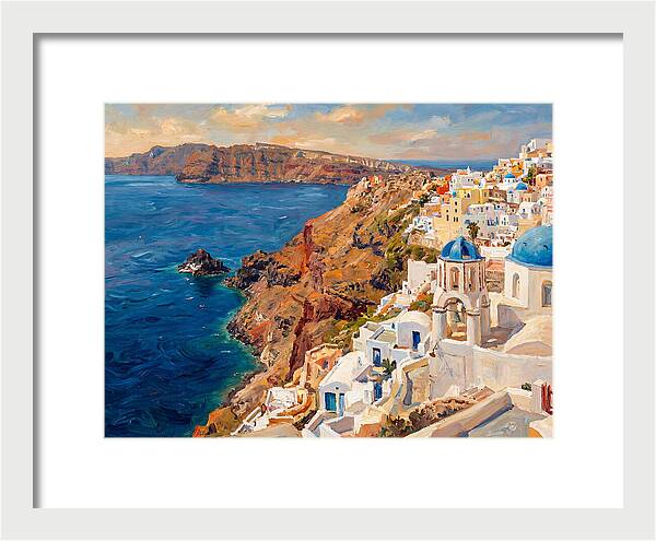 Santorinis Breathtaking Coastal View