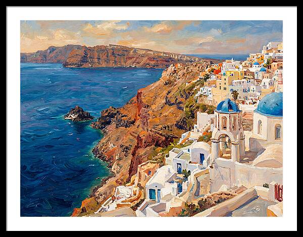 Santorinis Breathtaking Coastal View