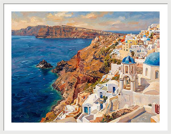 Santorinis Breathtaking Coastal View