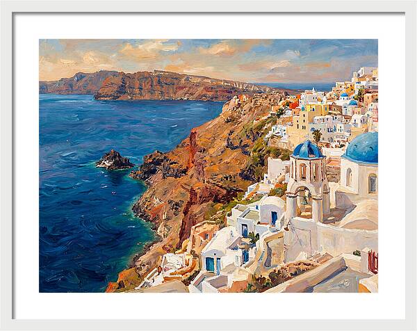 Santorinis Breathtaking Coastal View