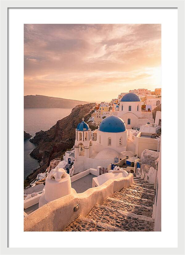Santorinis Iconic Blue Domes