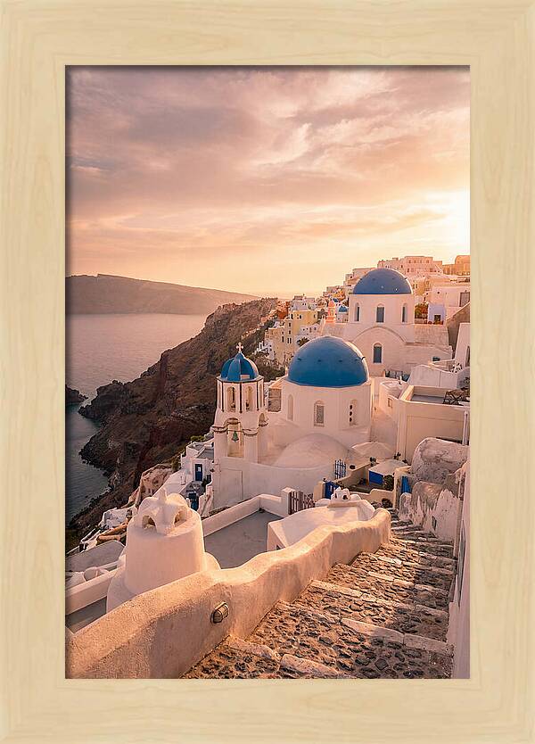 Santorinis Iconic Blue Domes