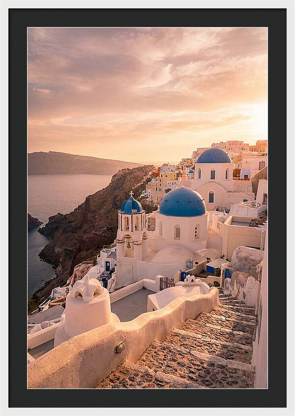 Santorinis Iconic Blue Domes