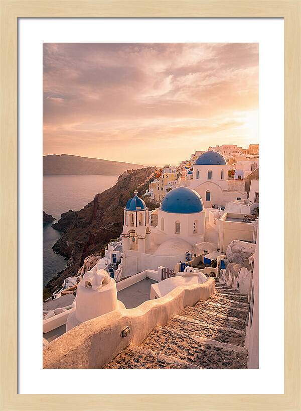 Santorinis Iconic Blue Domes