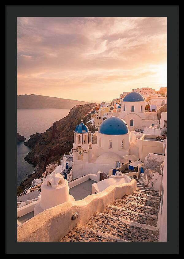 Santorinis Iconic Blue Domes